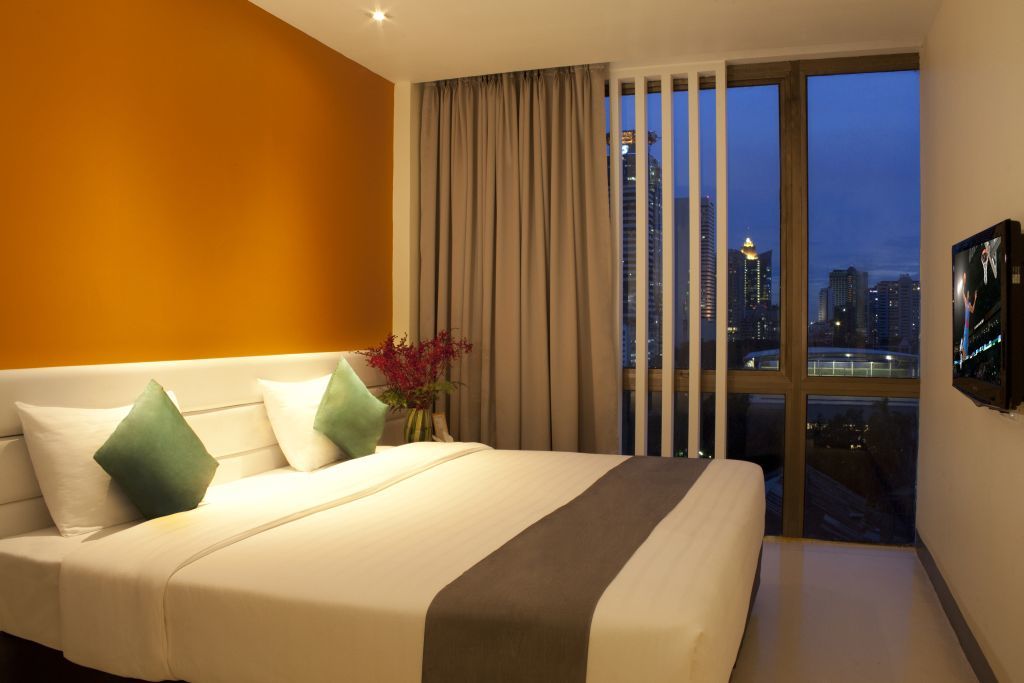 D Varee Xpress Makkasan Hotel Bangkok Dış mekan fotoğraf